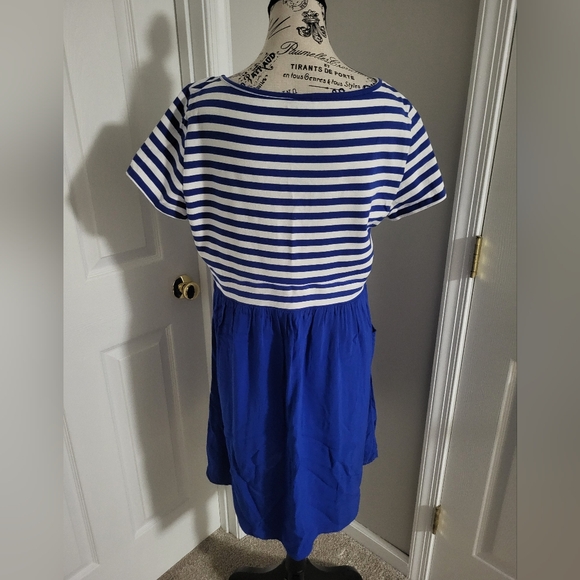Blue and White Striped Torrid Dress - Picture 2 of 5